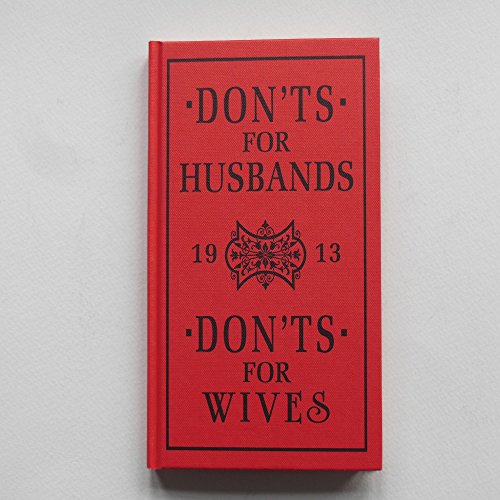Stock image for Don'ts for Husbands & Don'ts for Wives for sale by WorldofBooks