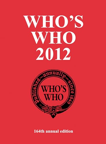 Stock image for Who's Who 2012 for sale by Bahamut Media