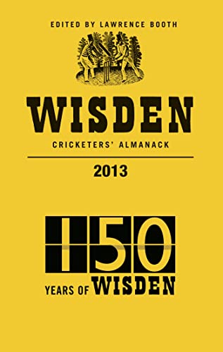 Imagen de archivo de Wisden Cricketers' Almanack 2013 a la venta por WorldofBooks