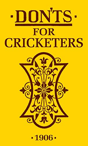 Stock image for Don'ts for Cricketers Illustrated Edition for sale by TextbookRush