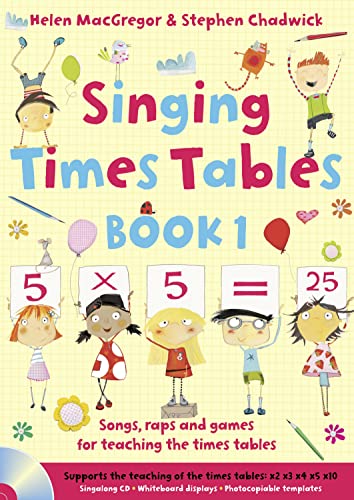 Imagen de archivo de Singing Times Tables Book 1: Songs, raps and games for teaching the times tables (Singing Subjects) a la venta por WorldofBooks
