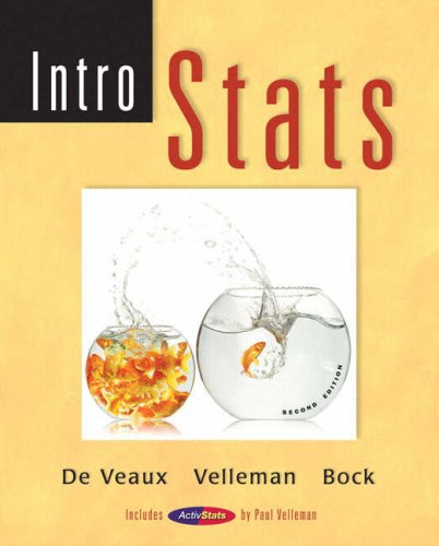 Intro Stats (9781408200377) by DeVeaux, Richard D.; Velleman, Paul D.; Bock, David E.; Addison Wesley, AW