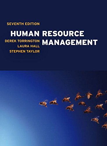 Human Resource Management: AND Manager's Workshop 3.0 (9781408200599) by Derek Torrington; Stephen Taylor; Laura Hall; Randall B. Dunham