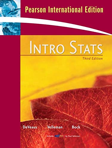 Intro Stats (9781408200698) by De Veaux, Richard D.; Velleman, Paul D.; Bock, David E.; Wesley, Addison