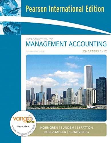 Online Course Pack:Introduction to Management Accounting Full Book:International Edition/OneKey Blackboard, Student Access kit, Introduction to Management Accounting Chap 1-17 (9781408200735) by Horngren, Charles T.; Sundem, Gary L.; Stratton, William O.; Schatzberg, Jeff O.; Burgstahler, Dave