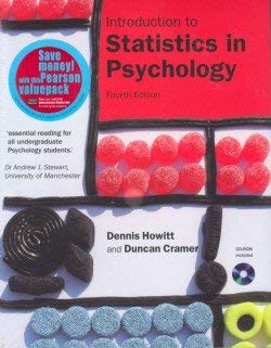 9781408200759: Introduction to Statistics in Psychology: AND "Introduction to SPSS in Psychology"