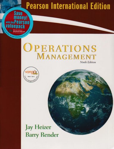 Beispielbild fr Online Course Pack:Operations Management : International Edition/Student DVD - OM Library zum Verkauf von Better World Books Ltd