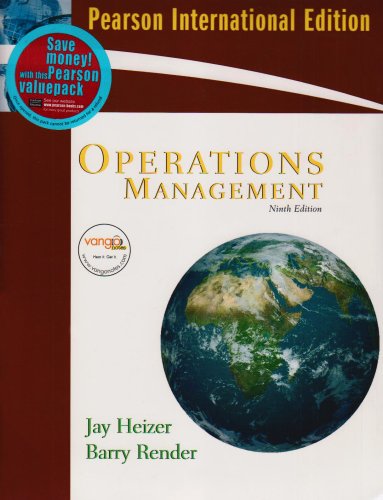 Online Course Pack:Operations Management:International Edition/Student DVD - OM Library (9781408200865) by Jay Heizer