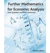 Valuepack:Essential Mathematics for Economic Analysis/further Mathematics for Economic Analysis (9781408200995) by Sydsaeter, Knut