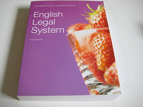 Beispielbild fr English Legal System zum Verkauf von Reuseabook