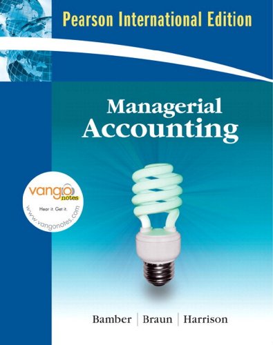 9781408208144: Managerial Accounting:International Edition with MyAccountingLab CourseCompass Student Access Code Card