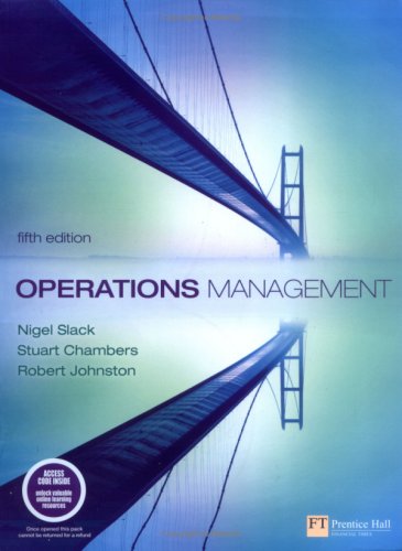 9781408215371: Operations Management/Quantitative Analysis in Operations Management/Companion Website with Gradetracker Student Access Card: Operations Management 5e