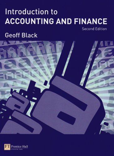 9781408216293: Introduction to Accounting & Finance