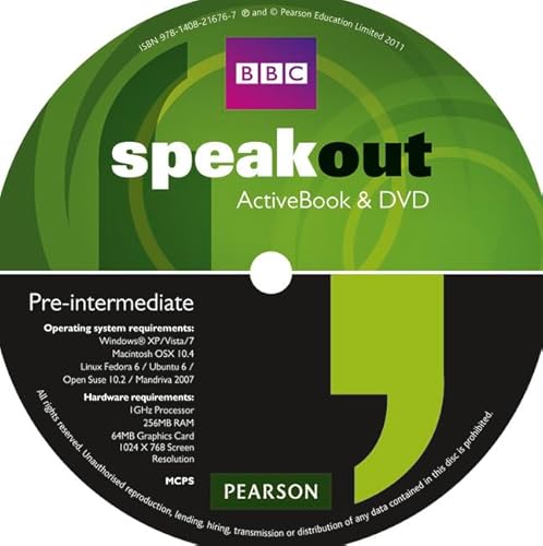 9781408216767: Speakout Pre-Intermediate DVD/Active book Multi-Rom for pack