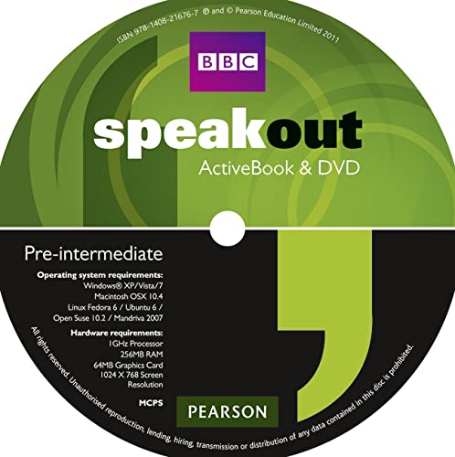 9781408216767: Speakout Pre-Intermediate DVD/Active book Multi-Rom for pack