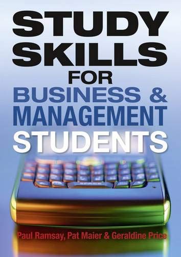 Beispielbild fr Study Skills for Business and Management Students zum Verkauf von Anybook.com