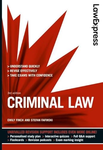 9781408239872: Law Express: Criminal Law (Revision Guide)
