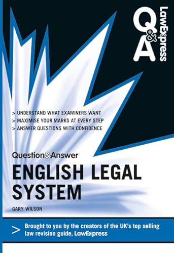 English Legal System Law (9781408241127) by Gary Wilson