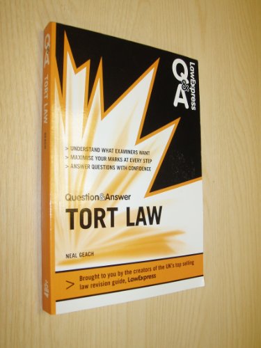 Beispielbild fr Law Express Question and Answer: Tort Law (Q&A Revision Guide) (Law Express Questions & Answers) zum Verkauf von WorldofBooks