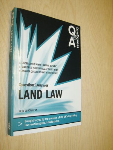 Beispielbild fr Law Express Question and Answer: Land Law (Q&A Revision Guide) (Law Express Questions & Answers) zum Verkauf von WorldofBooks