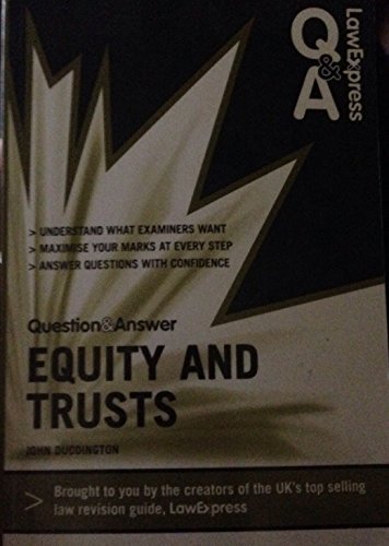 Beispielbild fr Law Express Question and Answer: Equity and Trusts (Q&A Revision Guide) (Law Express Questions & Answers) zum Verkauf von WorldofBooks
