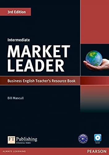 Imagen de archivo de Market Leader Intermediate Teacher's Resource Book (with Test Master CD-ROM) a la venta por medimops