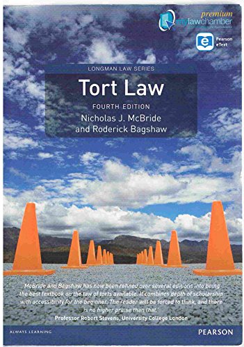 Beispielbild fr Tort Law (Longman Law Series) zum Verkauf von WorldofBooks