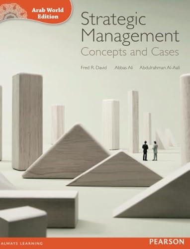 Stock image for Strategic Management (Arab World Editions): Concepts & Cases for sale by Revaluation Books