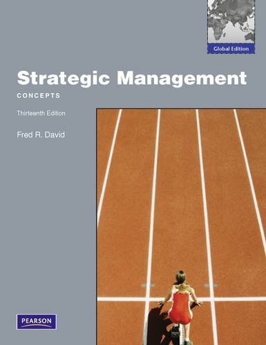 Beispielbild fr David: Strategic Management (Concepts) plus MyManagementLab, Global Edition, 13e zum Verkauf von WorldofBooks