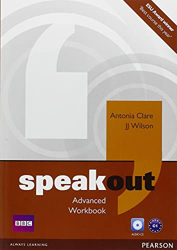 9781408259450: Speakout Advanced Workbook no Key and Audio CD Pack