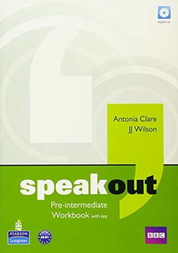 9781408259511: Speakout Pre Intermediate Workbook with Key and Audio CD Pack.