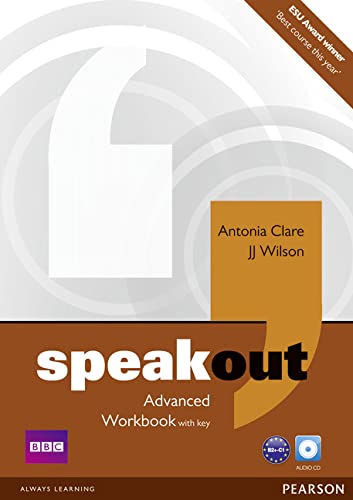 Stock image for Speakout Advanced Workbook with Key and Audio CD Pack for sale by WorldofBooks