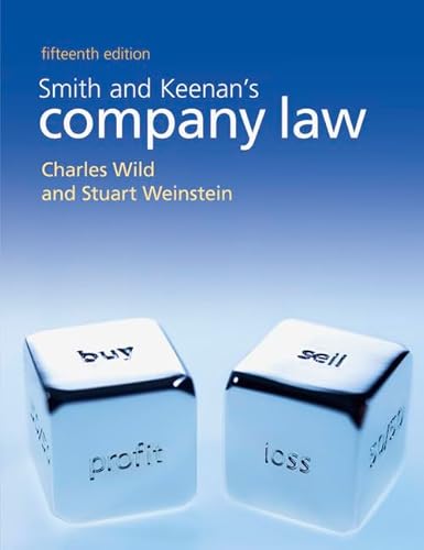 Imagen de archivo de Smith and Keenan's Company Law a la venta por Better World Books Ltd