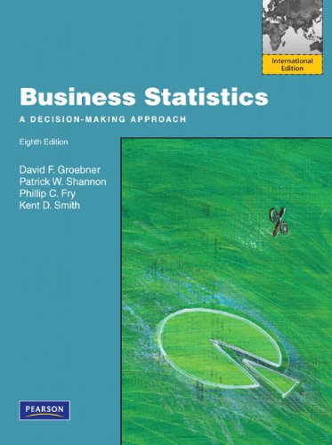 Stock image for Groebner: Business Statistics with MathXL 12 mth Student Access Code Pack for sale by Revaluation Books