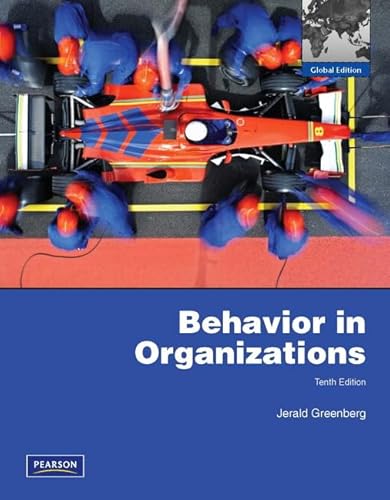 9781408264300: Behavior in Organizations:Global Edition