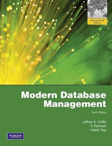 Stock image for Modern Database Management for sale by Better World Books Ltd