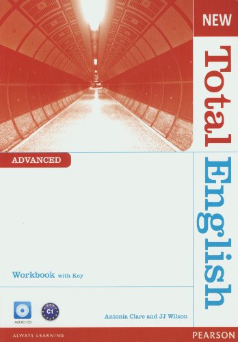 9781408267318: New Total English Advanced Workbook with Key and Audio CD Pack - 9781408267318