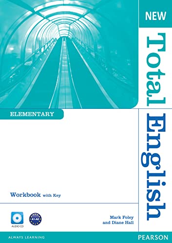 Imagen de archivo de New Total English Elementary Workbook (with Key and Audio CD) a la venta por HISPANO ALEMANA Libros, lengua y cultura