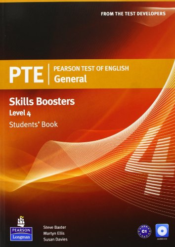 Stock image for Pearson Test of English General Skills Booster 4 Students' Book and CD Pack (London Tests of English) for sale by Revaluation Books