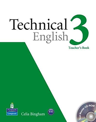 9781408268056: TECHNICAL ENGLISH LEVEL 3 TEACHER'S BOOK/TEST MASTER CD-ROM PACK: Industrial Ecology: Vol. 3