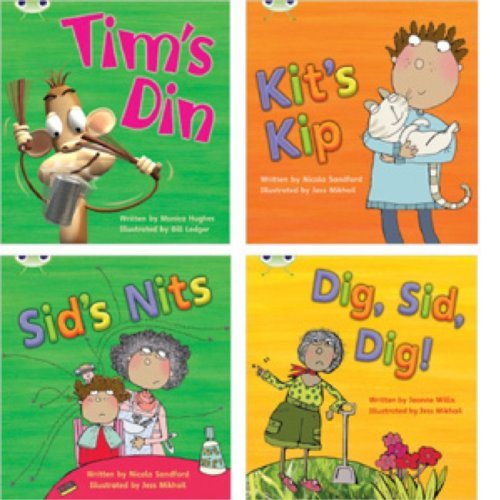 Imagen de archivo de Learn to Read at Home With Bug Club Phonics: Pack 1 (Pack of 4 Fiction Books) a la venta por Blackwell's