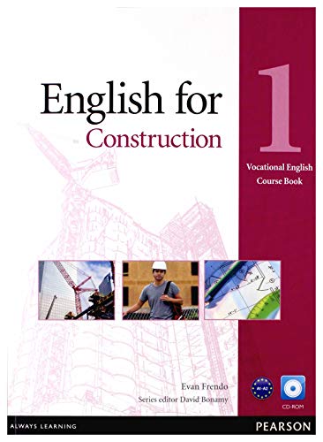 9781408269916: English for Construction Level 1 Coursebook and CD-ROM Pack (Vocational English Course Book)