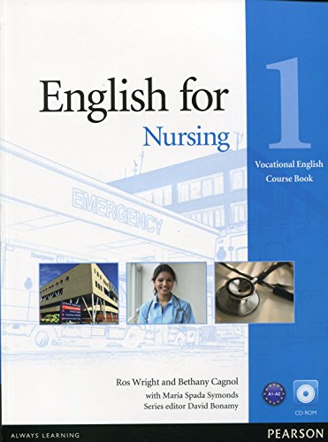 Imagen de archivo de English for Nursing Level 1 Coursebook and CD-ROM Pack a la venta por Revaluation Books