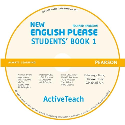 English Please ActiveBook 1 CD - New Edition (New English Please) (9781408272060) by Harrison, Richard