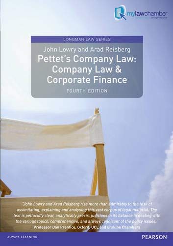 Imagen de archivo de Pettet's Company Law: Company Law and Corporate Finance (Longman Law Series) a la venta por AwesomeBooks