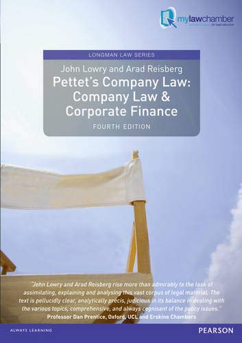 9781408272831: Pettet's Company Law: Company Law & Corporate Finance, Uk Edition (Longman Law Series)
