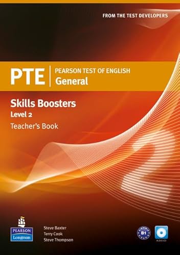 PEARSON TEST OF ENGLISH GENERAL SKILLS BOOSTER 2 TEACHER'S BOOK AND CD P (9781408277935) by Cook, Terry