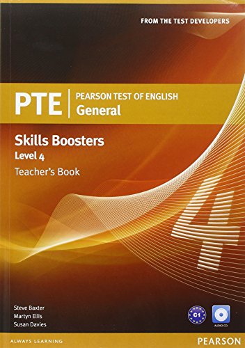 Stock image for Pearson Test of English General Skills Booster 4 Teacher's Book and CD Pack (London Tests of English) for sale by Revaluation Books