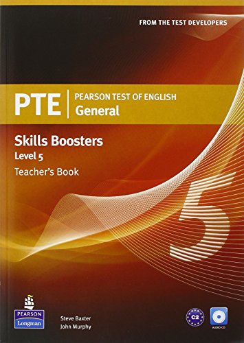 Pearson Test of English General Skills Booster 5 Teacher's Book and CDPack (9781408277966) by Baxter, Steve