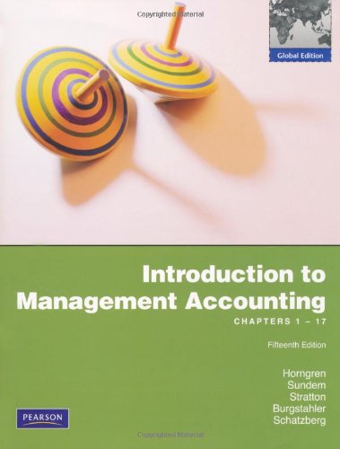 9781408283400: Introduction to Management Accounting: Chapters 1-17 with MyAccountingLab: Global Edition